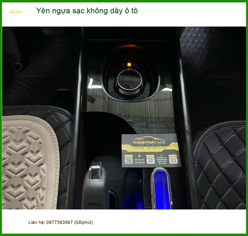 Anh Nam lắp yên ngựa sạc không dây Honda CRV tại Quận 12 cho xe tiện nghi ảnh thực tế 4