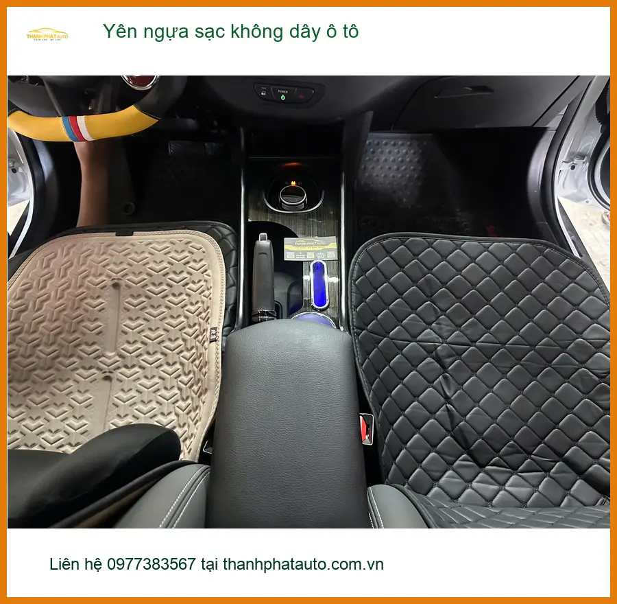 Anh Dũng lắp yên ngựa sạc không dây ô tô Mazda CX-5 ở Quận 4 ảnh thực tế 3