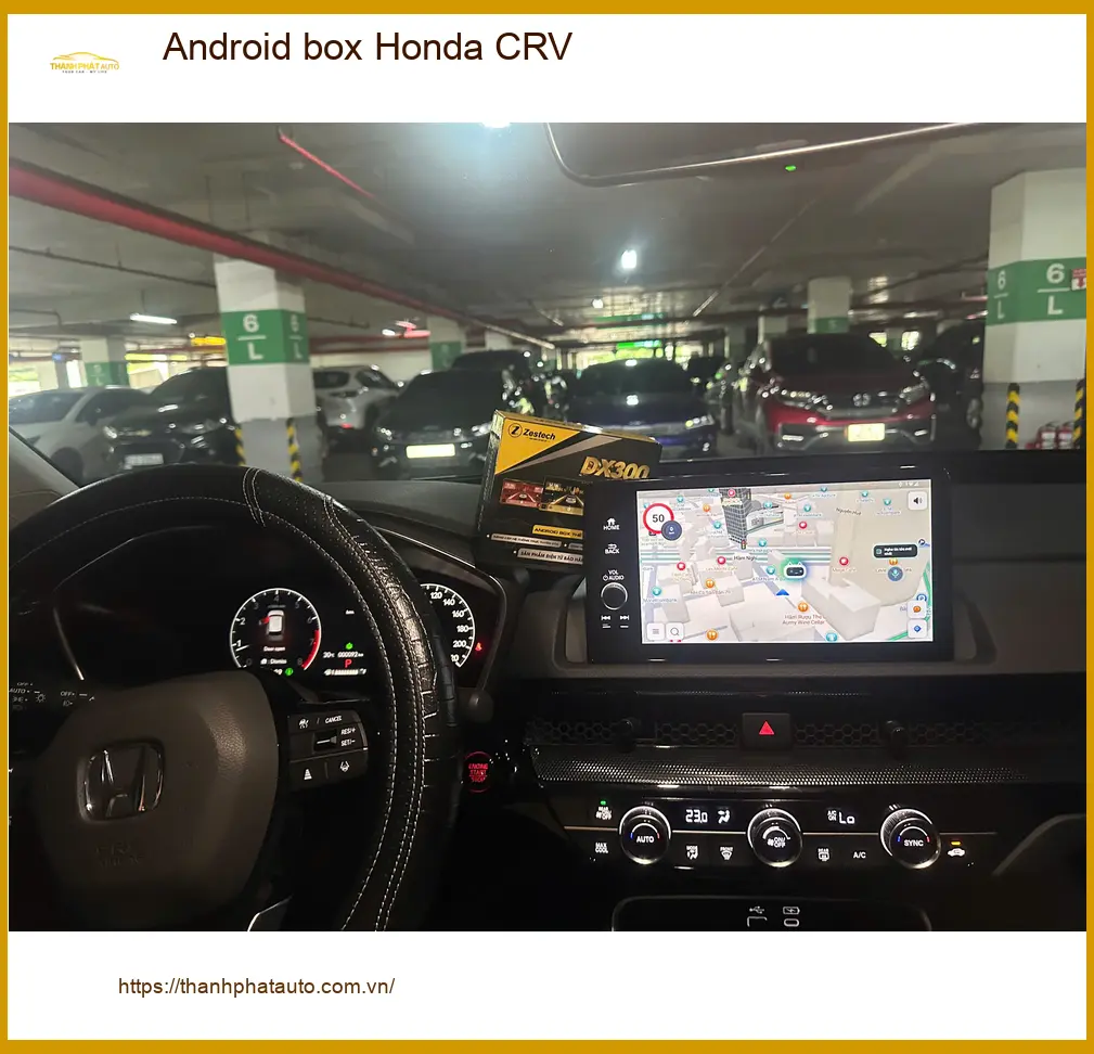 Anh Hùng lắp Android Box cho Honda CRV tại Quận 12 để nâng tầm giải trí ảnh thực tế 3