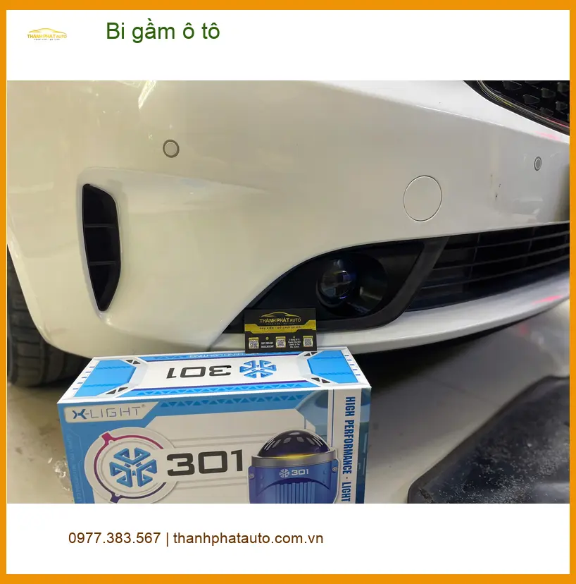 Anh Dũng lắp bi gầm ô tô Hyundai Accent tại Quận 9 vì đèn zin yếu khi đi đêm ảnh thực tế 4