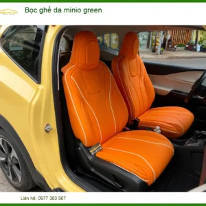 Bọc ghế da minio green cao cấp cho xe hơi - Trung Tâm Thi Công Chính Hãng TPHCM