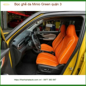Bọc Ghế Da Minio Green Quận 3