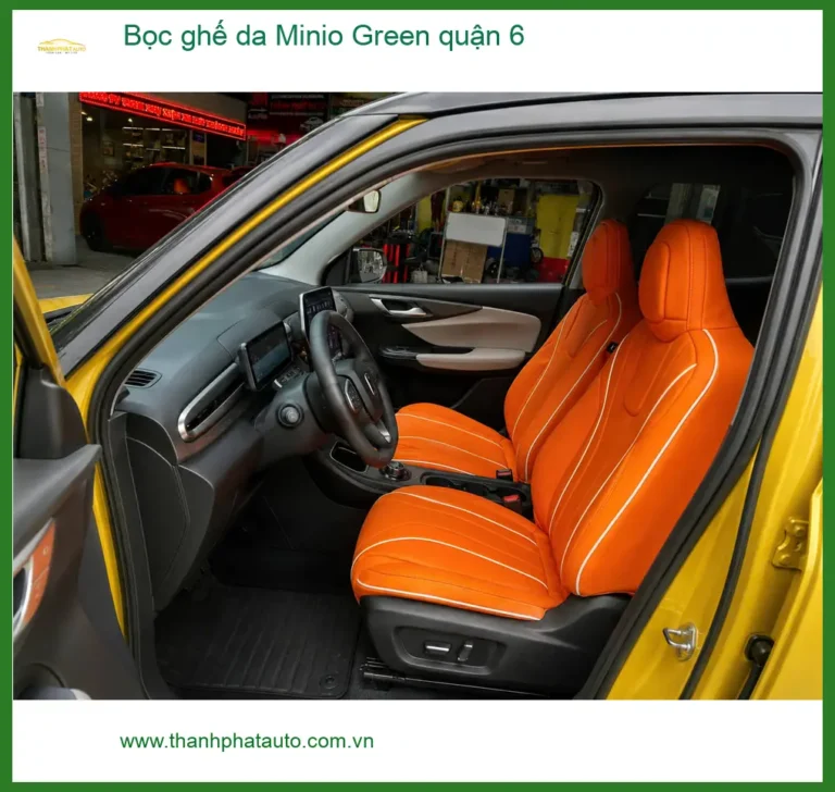 Cửa Hàng May Bọc Ghế Da ghế da Minio Green quận 6 - Thi Công Chuyên Nghiệp