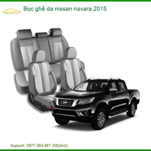 Bọc Ghế Da Cao Cấp Nissan Navara 2015 - Trung Tâm Lắp Đặt Uy Tín TPHCM