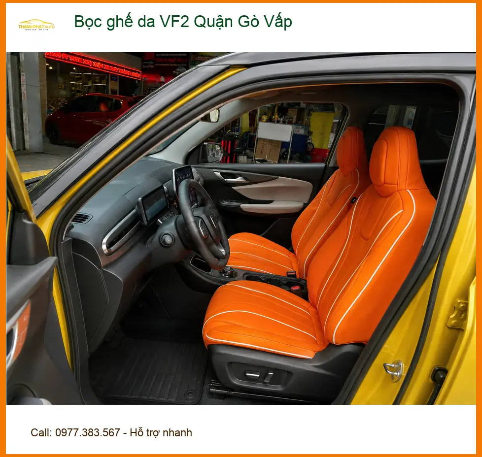 Trung Tâm May Bọc Ghế Da ghế da VF2 Quận Gò Vấp - Thi Công Chuyên Nghiệp