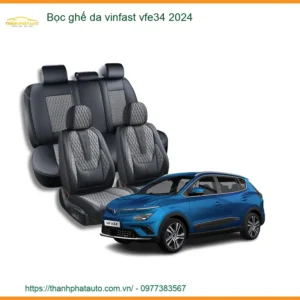 Bọc Ghế Da Xe Vinfast VF e34 2024 - Địa Chỉ Lắp Đặt Chính Hãng TPHCM