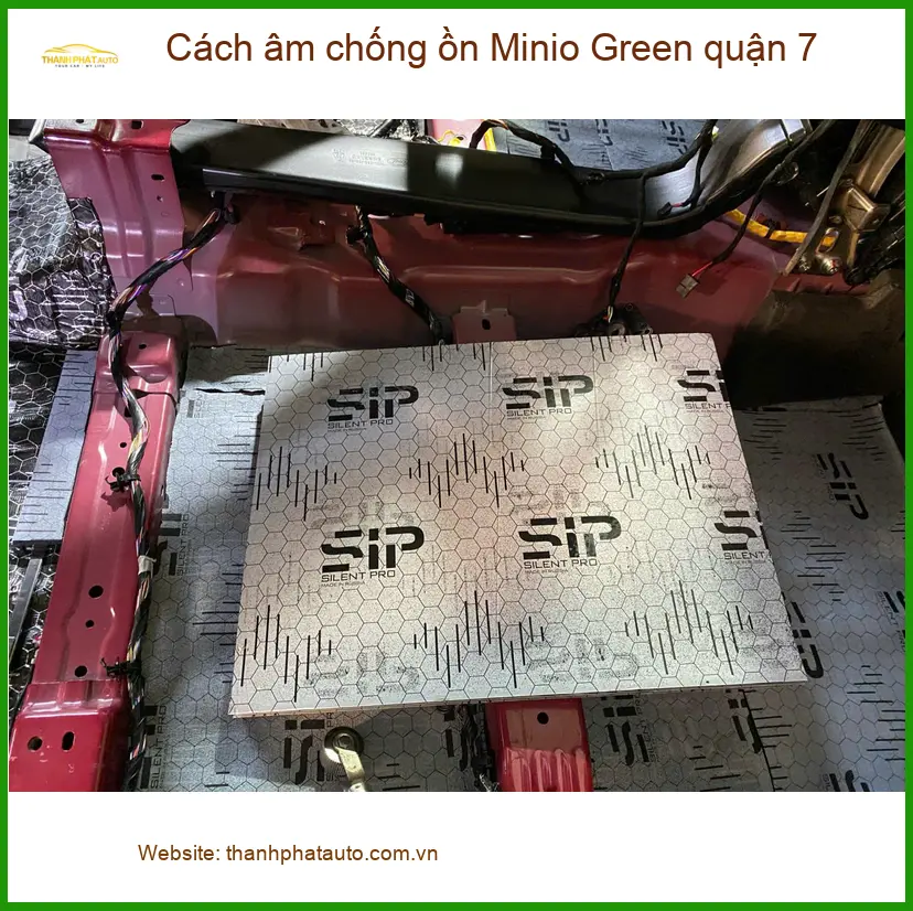 Nơi Lắp Cách Âm Chống Ồn Ô Tô âm chống ồn Minio Green quận 7 - Giá Tốt TPHCM ảnh thực tế 2