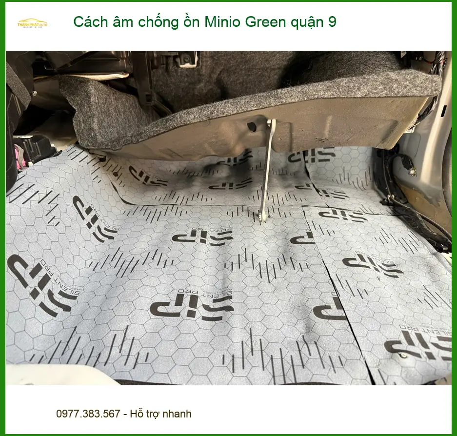 Nơi Thi Công Cách Âm Chống Ồn Ô Tô Minio Green quận 9 - Giá Tốt TPHCM ảnh thực tế 3