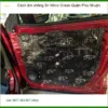 Nơi Cách Âm Chống Ồn Ô Tô âm chống ồn Minio Green Quận Phú Nhuận - Uy Tín