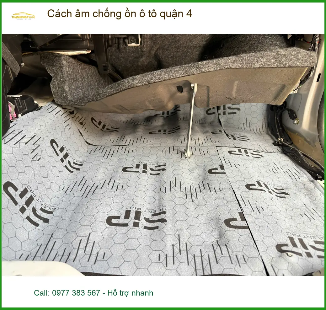 Dịch Vụ Thi Công Cách Âm Chống Ồn Ô Tô tại Quận 4 - Giá Tốt TPHCM