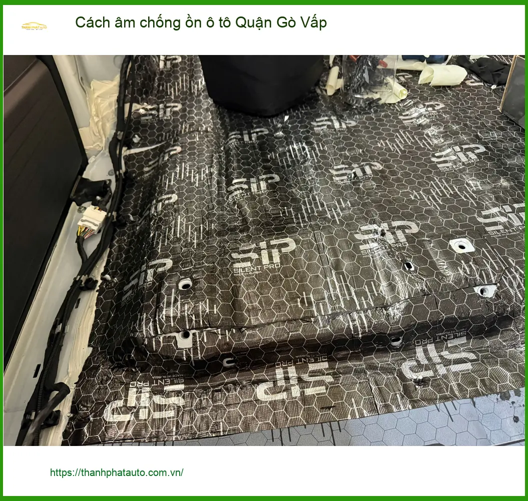 Dịch Vụ Thi Công Cách Âm Chống Ồn Ô Tô Tại Quận Gò Vấp - Thi Công Chuyên Nghiệp ảnh thực tế 3