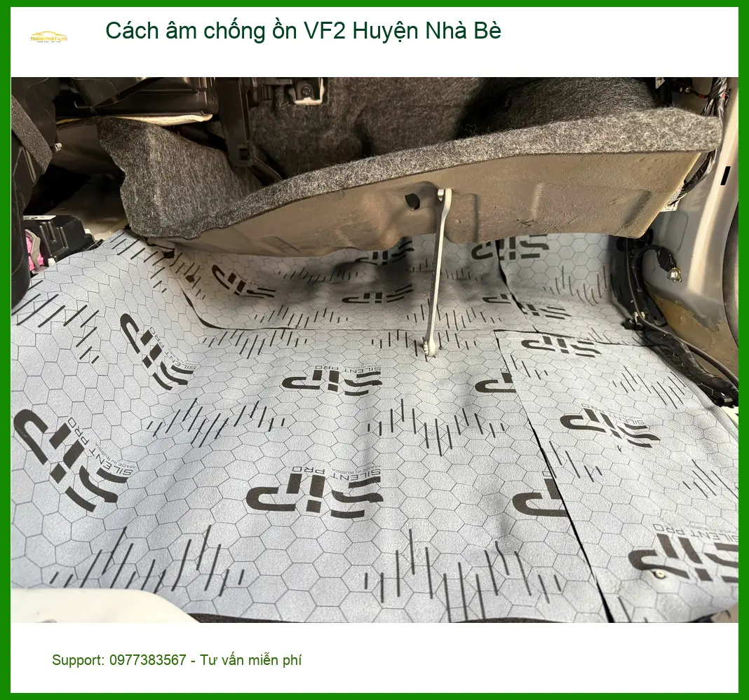 Nơi Lắp Cách Âm Chống Ồn Ô Tô âm chống ồn VF2 Tại Huyện Nhà Bè - Giá Tốt TPHCM ảnh thực tế 3