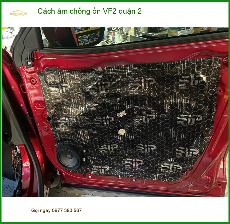 Nơi Thi Công Cách Âm Chống Ồn Ô Tô VF2 quận 2 - Giá Tốt ảnh thực tế 2