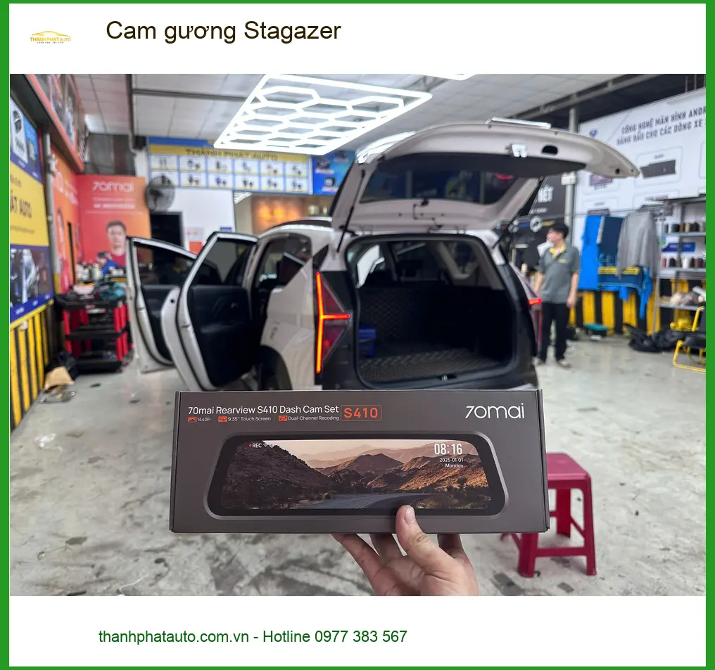 Anh Khang lắp cam gương Hyundai Stargazer tại Quận 12 để an tâm lái xe đêm ảnh thực tế 5