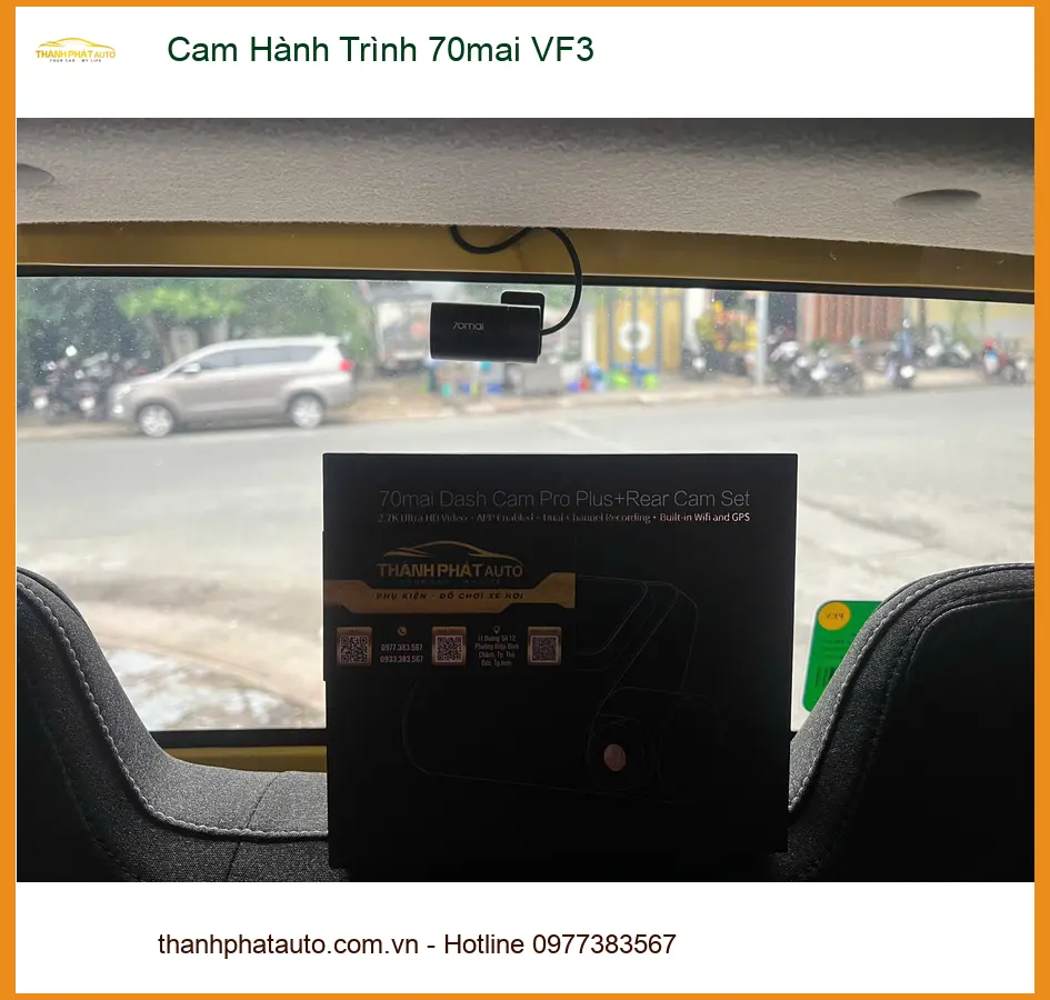 Chị Phương lắp Camera Hành Trình 70mai VF3 tại Quận Thủ Đức ảnh thực tế 2