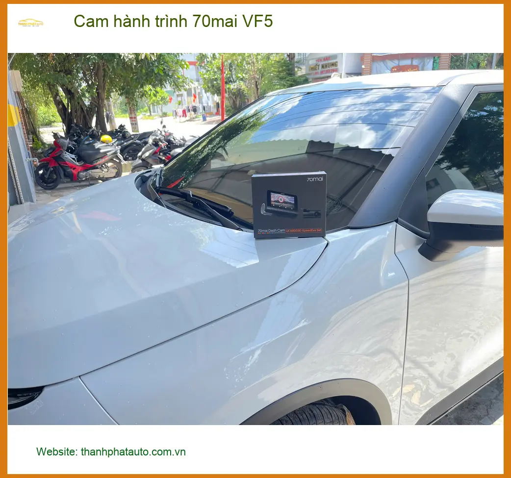 Chị Mai lắp cam hành trình 70mai VF5 cho Kia K3 ở Quận 9.