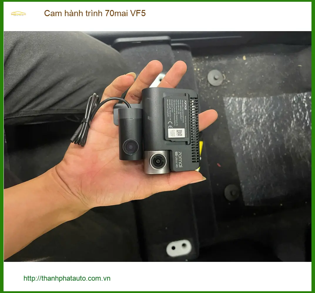 Chị Mai lắp cam hành trình 70mai VF5 cho Kia K3 ở Quận 9. ảnh thực tế 2