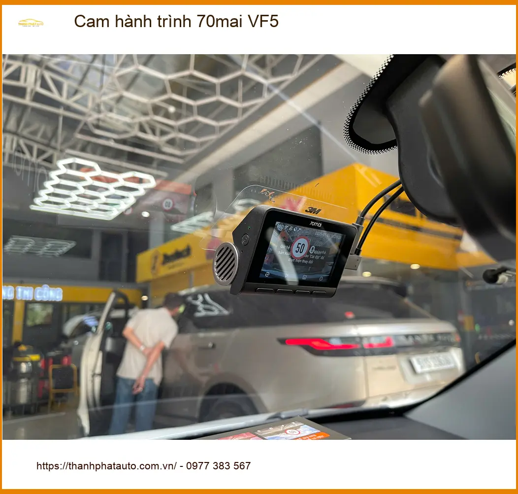 Chị Mai lắp cam hành trình 70mai VF5 cho Kia K3 ở Quận 9. ảnh thực tế 4