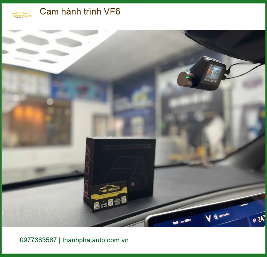 Chú Minh lắp cam hành trình VF6 tại Quận 12 để an tâm hơn trên những chuyến đi xa ảnh thực tế 2