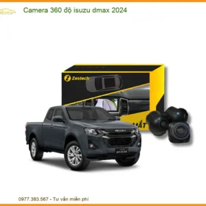 Hệ Thống Camera 360 độ Isuzu Dmax 2024 - Trung Tâm Gắn Uy Tín TPHCM
