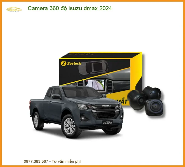 Hệ Thống Camera 360 độ Isuzu Dmax 2024 - Trung Tâm Gắn Uy Tín TPHCM