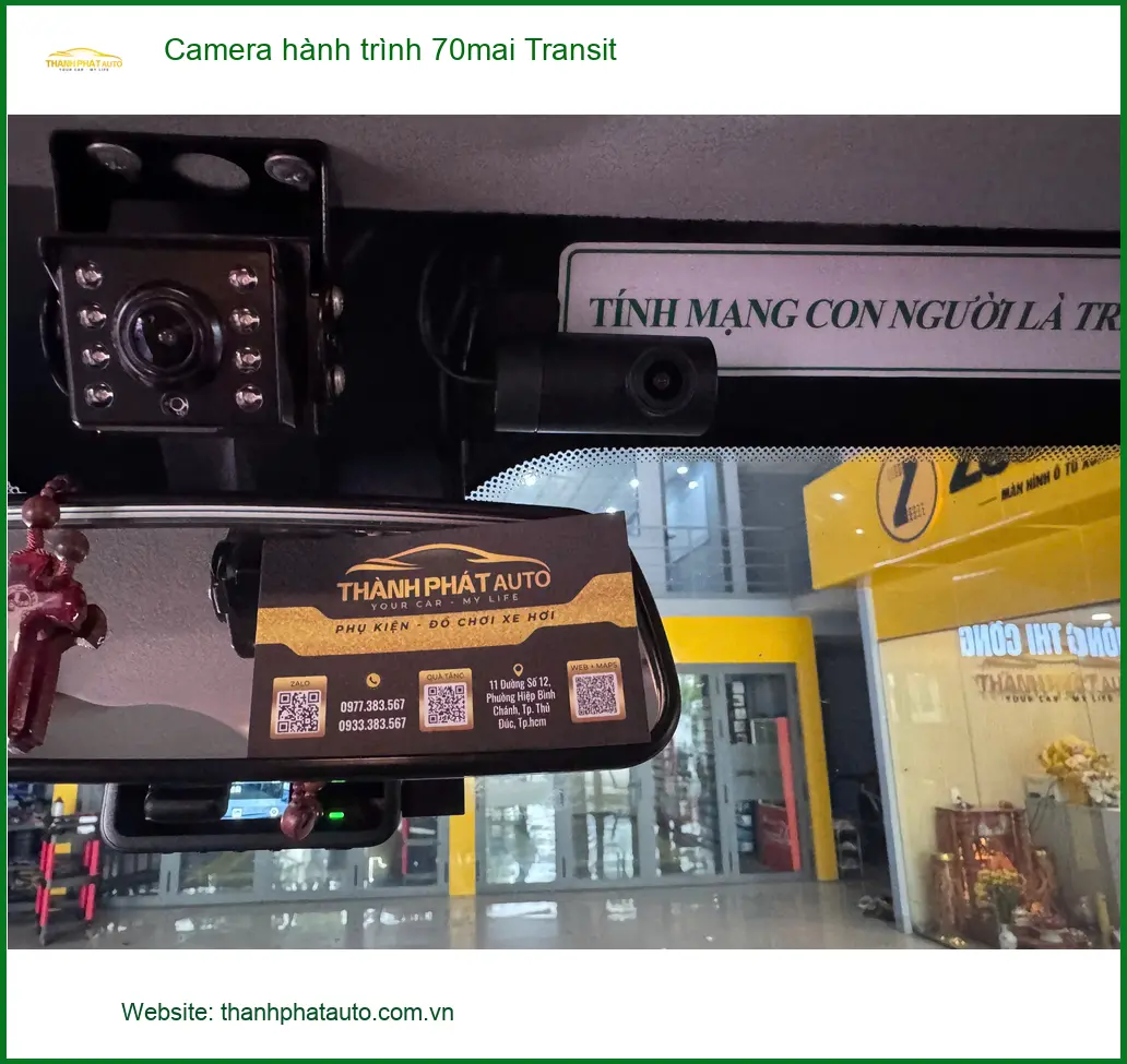 Chị Loan lắp Camera hành trình 70mai cho Ford Ranger tại Quận 9 ảnh thực tế 4
