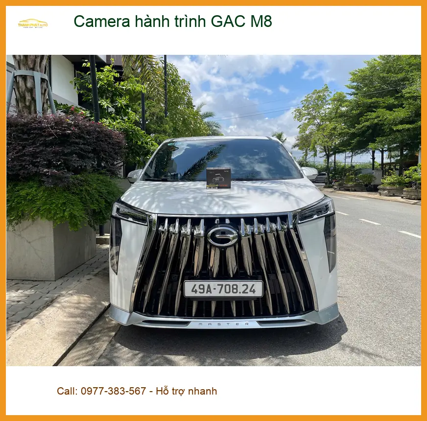 Anh Lâm lắp Camera hành trình GAC M8 tại Quận 9 để an tâm hơn trên mọi nẻo đường ảnh thực tế 3