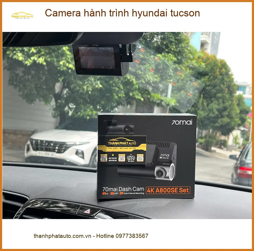 Anh Nam lắp Camera hành trình Hyundai Tucson chính hãng ở Thủ Đức