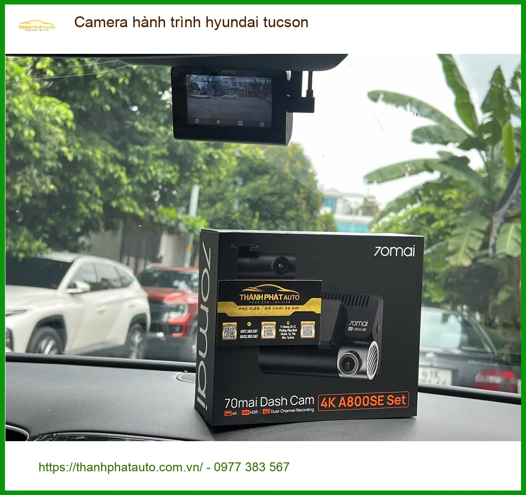 Anh Nam lắp Camera hành trình Hyundai Tucson chính hãng ở Thủ Đức ảnh thực tế 2