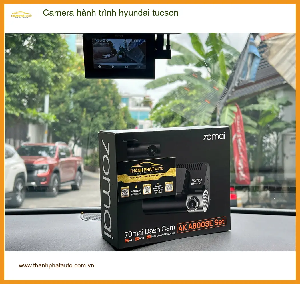 Anh Nam lắp Camera hành trình Hyundai Tucson chính hãng ở Thủ Đức ảnh thực tế 4