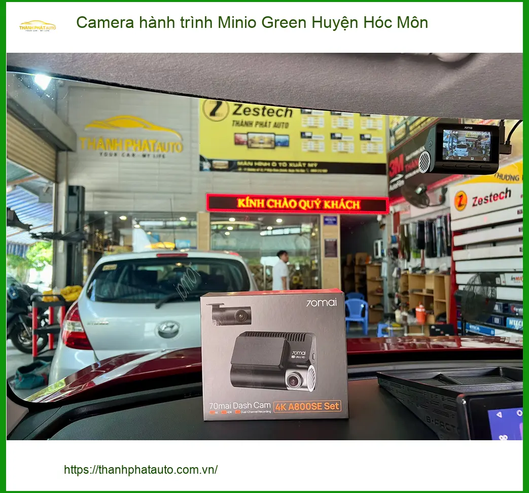Địa Chỉ Lắp Camera Hành Trình Ô Tô hành trình Minio Green - Giá Tốt TPHCM ảnh thực tế 2