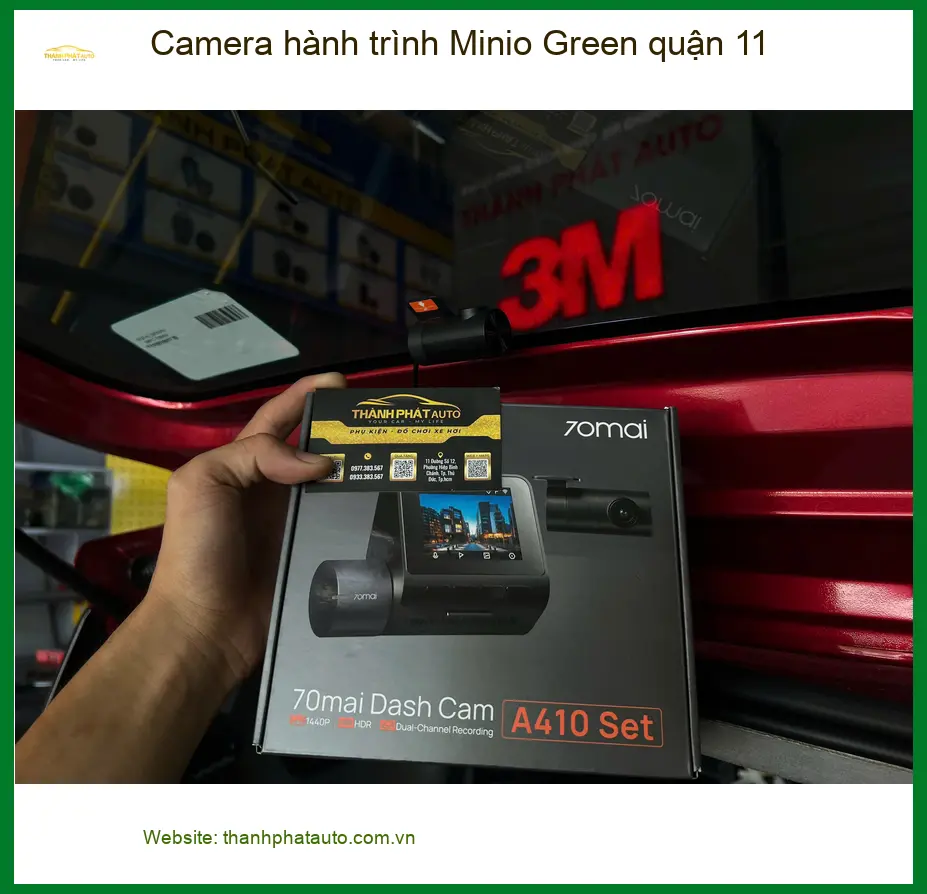 Nơi Gắn Camera Hành Trình Ô Tô hành trình Minio Green quận 11 - Giá Tốt TPHCM ảnh thực tế 2