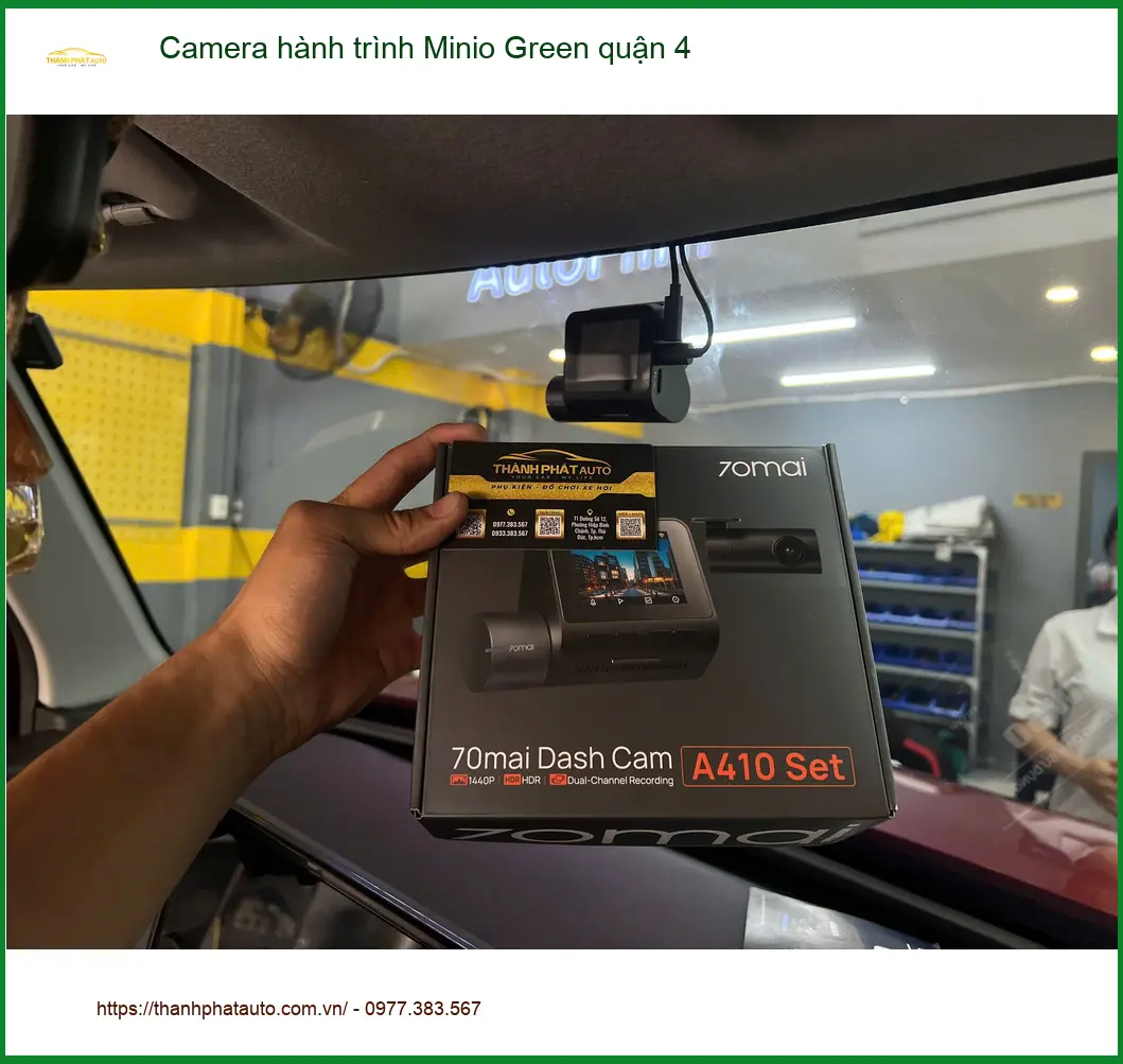Nơi Lắp Camera Hành Trình Ô Tô hành trình Minio Green quận 4 - Giá Tốt TPHCM