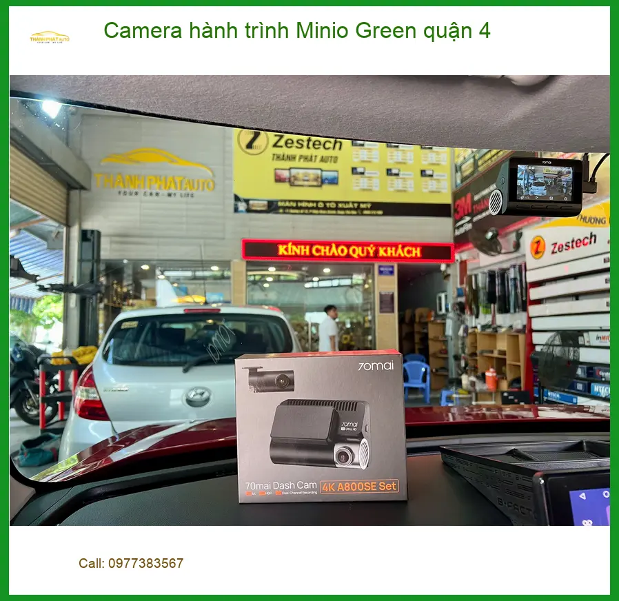 Nơi Lắp Camera Hành Trình Ô Tô hành trình Minio Green quận 4 - Giá Tốt TPHCM ảnh thực tế 2