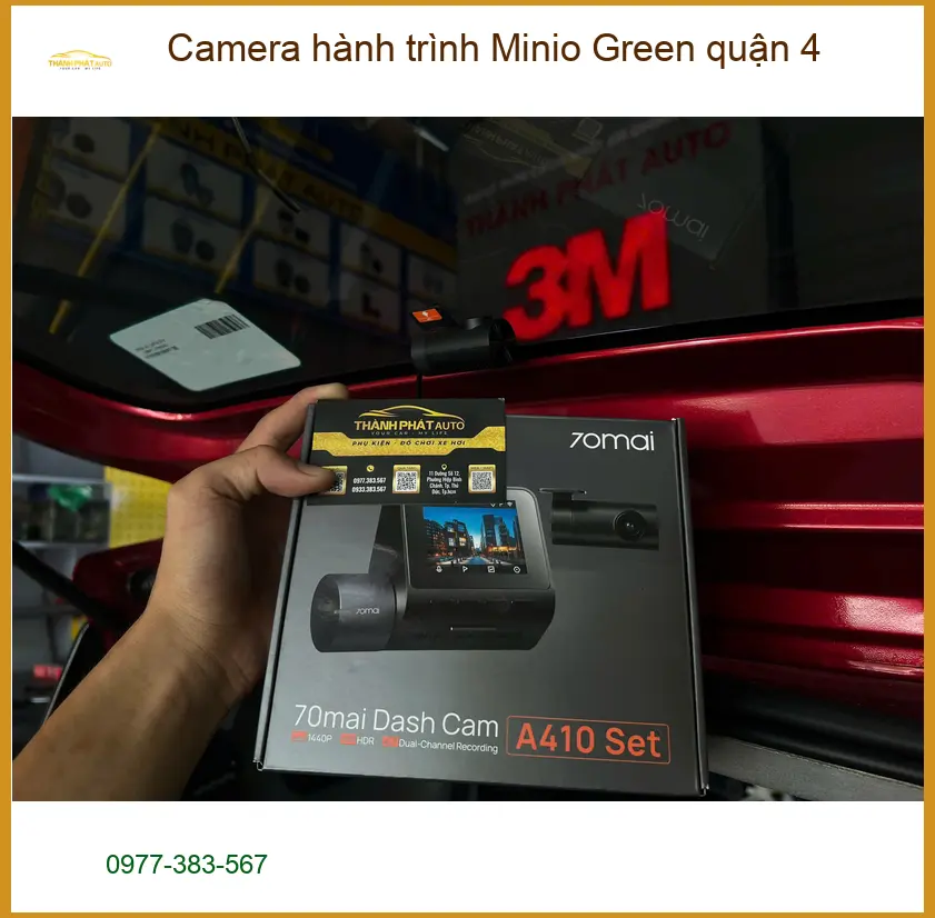 Nơi Lắp Camera Hành Trình Ô Tô hành trình Minio Green quận 4 - Giá Tốt TPHCM ảnh thực tế 3