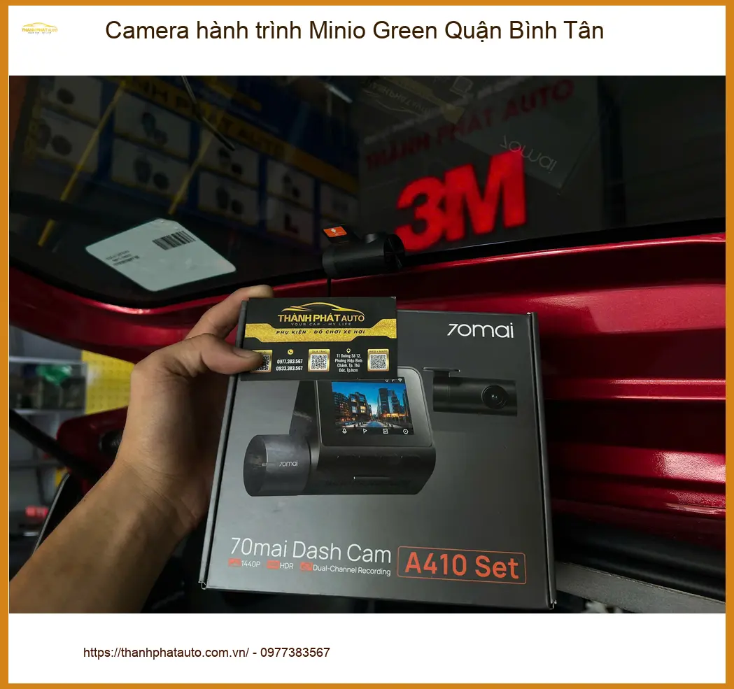 Địa Chỉ Lắp Camera Hành Trình Ô Tô Minio Green Tại Quận Bình Tân - Giá Tốt TPHCM