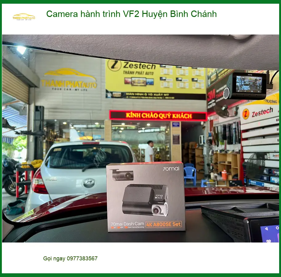 Nơi Lắp Camera Hành Trình Ô Tô hành trình VF2 Huyện Bình Chánh - Giá Tốt TPHCM ảnh thực tế 2