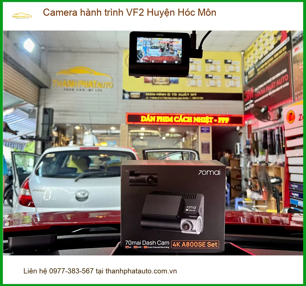 Nơi Lắp Camera Hành Trình Ô Tô hành trình VF2 Tại Huyện Hóc Môn - Giá Tốt TPHCM ảnh thực tế 3