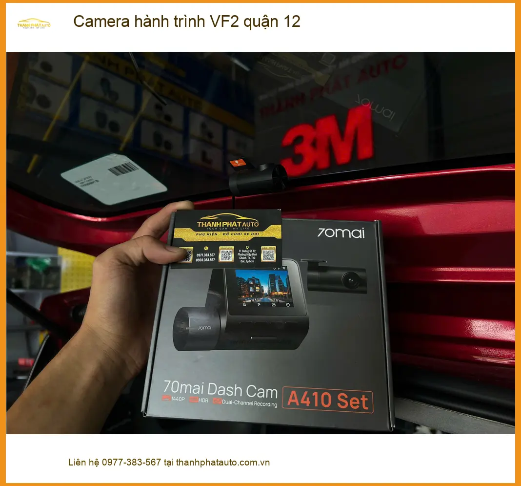 Địa Chỉ Gắn Camera Hành Trình Ô Tô hành trình VF2 quận 12 - Gắn Nhanh Trong Ngày ảnh thực tế 3