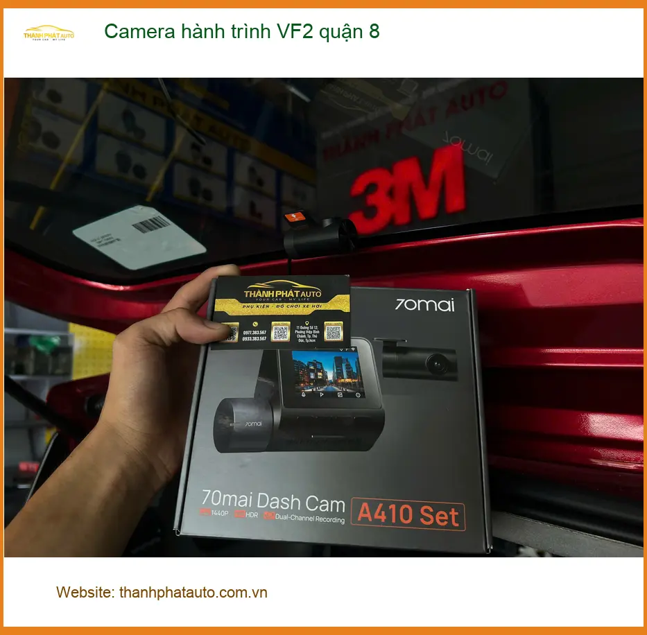Nơi Lắp Camera Hành Trình Ô Tô hành trình VF2 quận 8 - Giá Tốt TPHCM ảnh thực tế 2