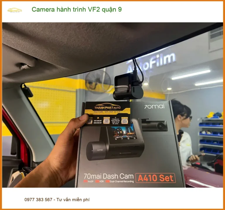 Nơi Gắn Camera Hành Trình Ô Tô hành trình VF2 quận 9 - Giá Tốt TPHCM