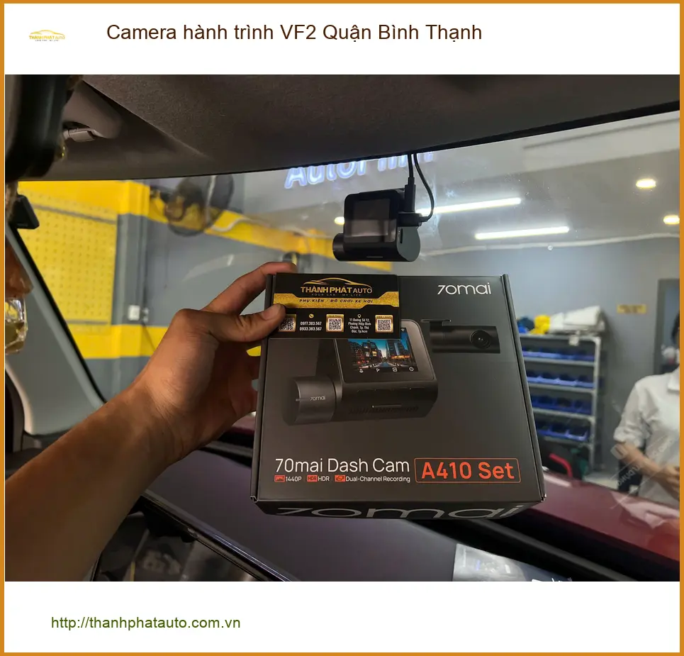 Trung Tâm Lắp Camera Hành Trình Ô Tô VF2 Quận Bình Thạnh - Lắp Đặt Uy Tín TPHCM ảnh thực tế 2