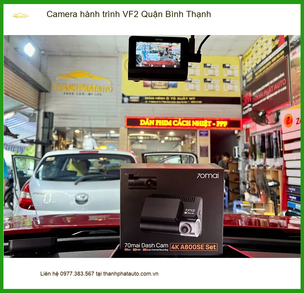 Trung Tâm Lắp Camera Hành Trình Ô Tô VF2 Quận Bình Thạnh - Lắp Đặt Uy Tín TPHCM ảnh thực tế 3