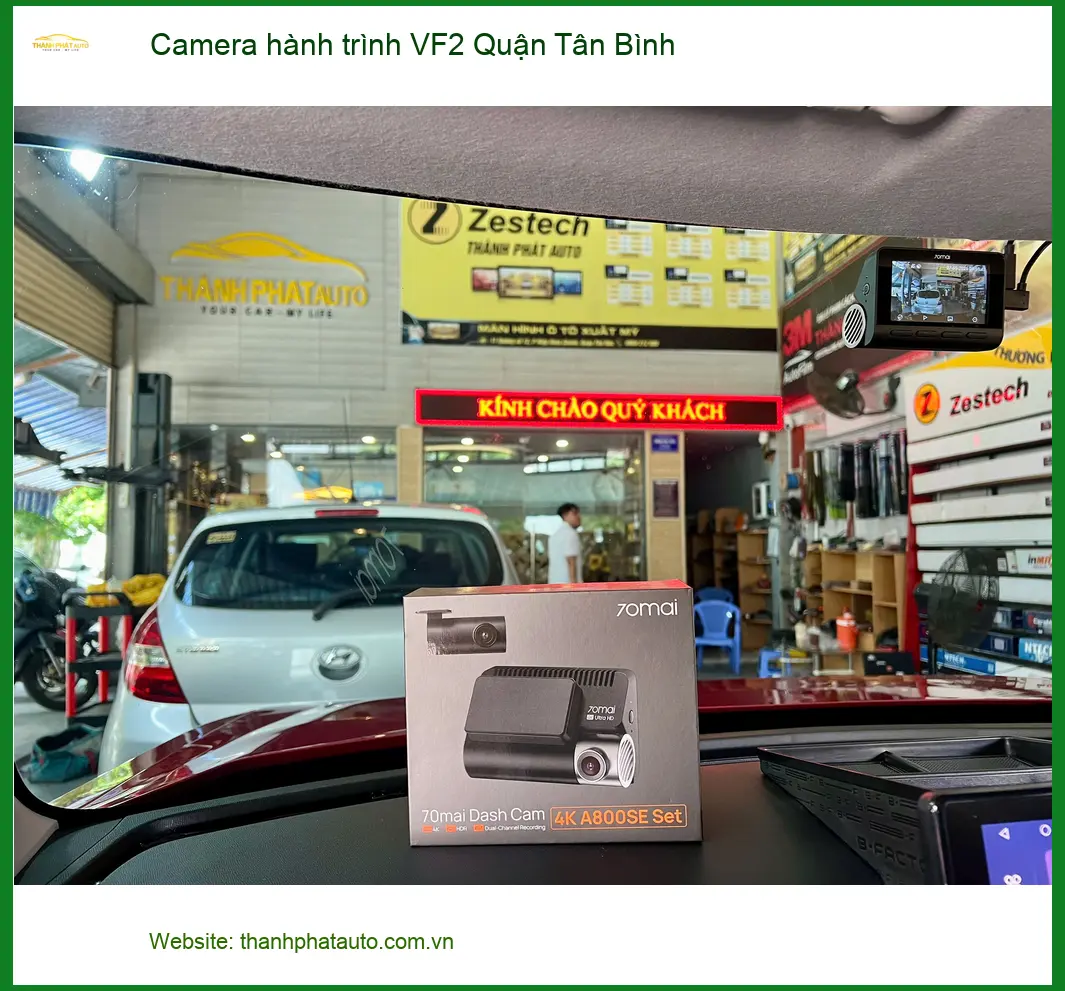 Nơi Lắp Camera Hành Trình Ô Tô hành trình VF2 Quận Tân Bình - Giá Tốt ảnh thực tế 2