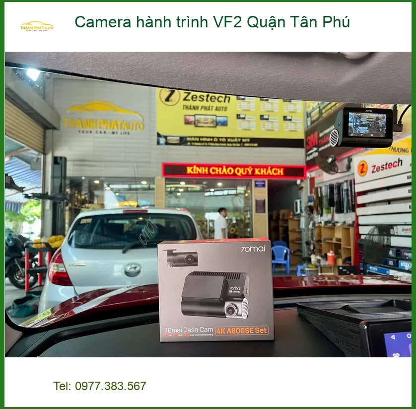Nơi Gắn Camera Hành Trình Ô Tô hành trình VF2 Quận Tân Phú - Giá Tốt TPHCM