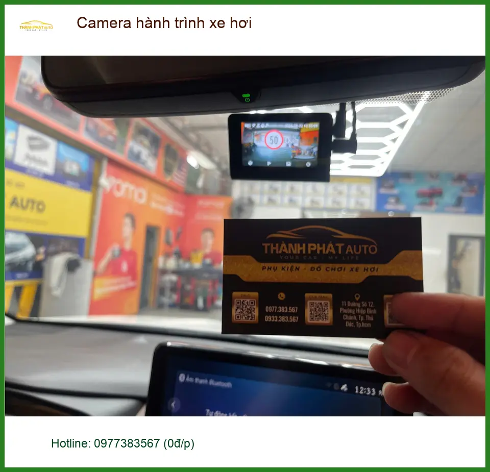 Cô Thảo lắp camera hành trình xe hơi cho Kia K3 tại Quận 12 đảm bảo an toàn ảnh thực tế 2