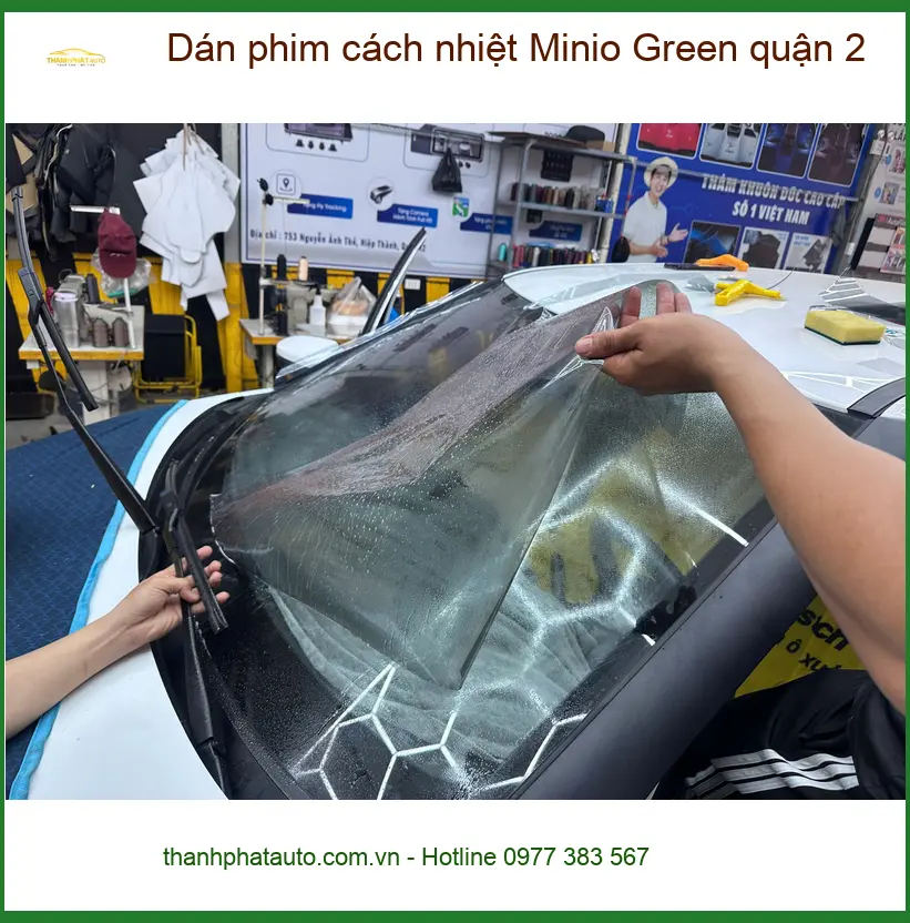 Trung Tâm Dán Phim Cách Nhiệt Ô Tô Minio Green Quận 2 - Giá Tốt TPHCM ảnh thực tế 2