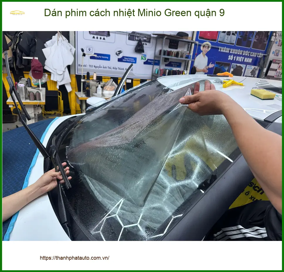 Địa Chỉ Dán Phim Cách Nhiệt Ô Tô Minio Green quận 9 - Giá Tốt TPHCM ảnh thực tế 3
