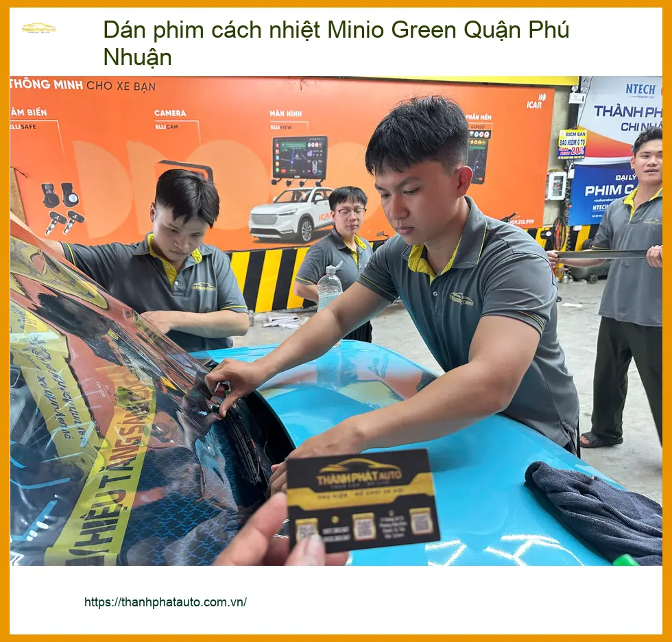 Nơi Dán Phim Cách Nhiệt Minio Green Ô Tô Quận Phú Nhuận - Giá Tốt TPHCM ảnh thực tế 3