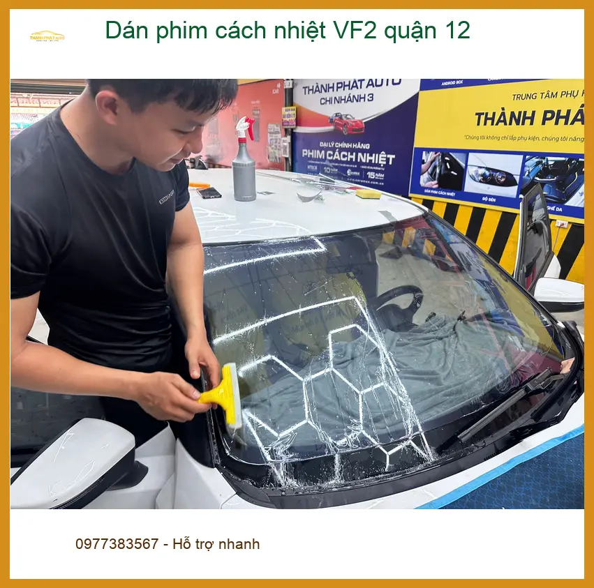 Địa Chỉ Dán Phim Cách Nhiệt Ô Tô VF2 tại Quận 12 - Thi Công Chuyên Nghiệp ảnh thực tế 2